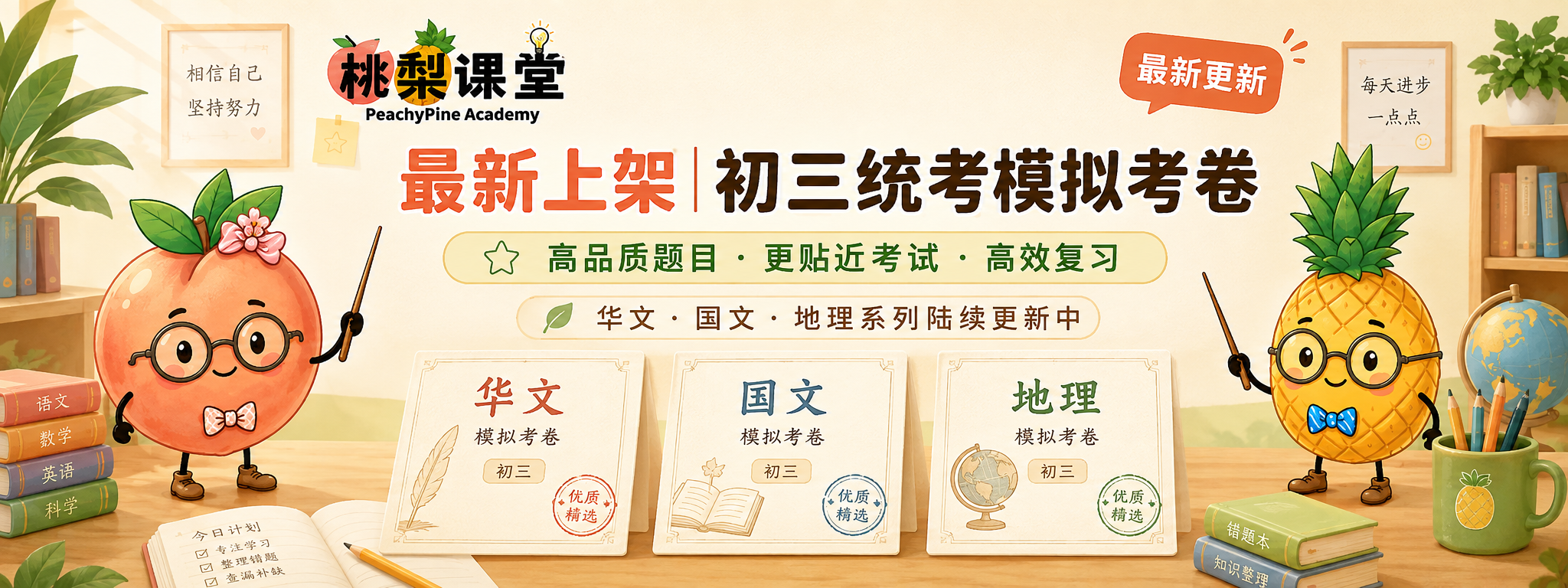 最新上架：初三统考模拟考卷